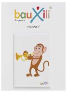Magnete bauxili animali scimmia 