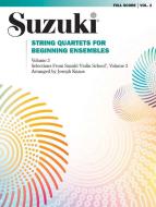 String Quartets for Beginning Ensembles Vol. 3 
