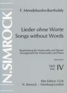 Songs Without Words Op. 85/102 Vol. 4 