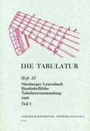 Die Tabulatur, Heft 23 