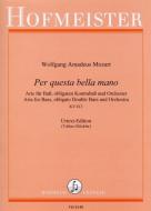 Per questa bella mano, KV 612 