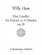 3 Ländler op. 28 
