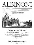Sonata da Camera (Pariser-Sonaten 1 2 and 4) 