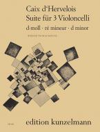 Suite in D minor for 3 cellos 