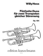 15 Duos für 2 Trompeten gleicher Stimmung 