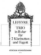 Trio in B flat major for 2 Clarinets and Bass 