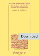 I canti dell'innario di G. Chr. Schemelli BWV 439-507 Download