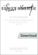 4 Canzoni op. 112 