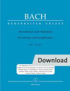 Invenzioni e sinfonie BWV 772-801 Download