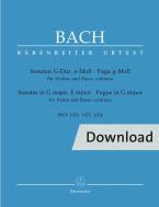 Sonate in sol maggiore, mi minore - Fuga in sol minore Download