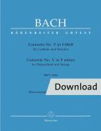 Concerto n. 5 in fa minore BWV 1056 Download