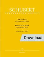 Sonata per violino e pianoforte D 574 op. post.162 Download
