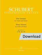3 Sonate (Sonatinas) op. post. 137 Download