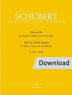 Trio per pianoforte e orchestra D 929 op. 100 Download