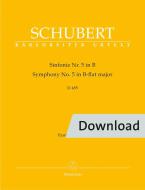 Sinfonia n. 5 in si bemolle maggiore D 485 Download