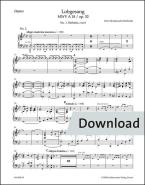 Cantico op. 52 MWV A 18 Download
