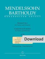 Concerto in mi minore op. 64 per violino e orchestra Download