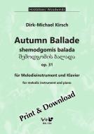 Autumn Ballade - shemodgomis balada op. 31 