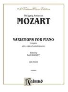9 Variations on a Minuet by Duport, K. 573 