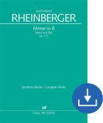 Mass in B flat major op. 172 Download