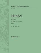 Orgelkonzert Nr. 2 B-Dur op. 4/2 HWV 290 