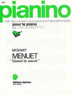Menuet 'Quand tu souris...' 