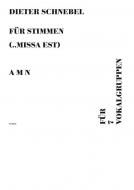 Für Stimmen (... missa est) Standard