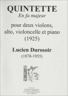 Quintette en fa majeur pour cordes et piano 
