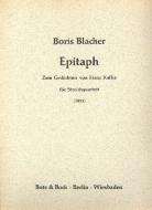 Epitaph op. 41 