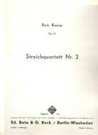 String Quartet No. 2 Op. 16 