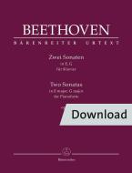2 Sonate in mi maggiore, op in sol maggiore. 14 Download
