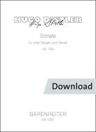 Sonate über alte deutsche Volkslieder op. 15a 