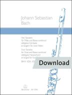 4 Sonate per flauto e basso continuo/clavicembalo obbligato BWV 1034, 1035, 1030, 1032 Download