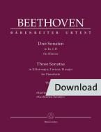 3 Sonate in mi bemolle, fa, re WoO 47 - 'Sonate elettorali' Download