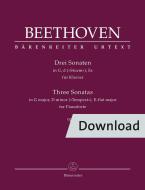 3 Sonate in Sol, Re ('Tempesta'), Mi bemolle op. 31 Download