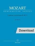 Litaniae Lauretanae in si bemolle maggiore KV 109 (74e) Download