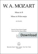 Missa brevis in si bemolle maggiore KV 275 (272b) Download