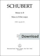 Massa in si bemolle operazione maggiore. post.141 D 324 Download