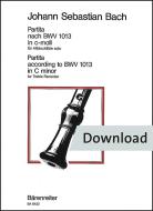 Partita in do minore BWV 1013 Download