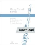 Sonata in sol maggiore per flauto e basso continuo HWV deest Download