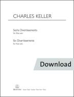 6 Divertissements per flauto solo 