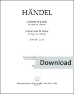 Concerto in sol minore op. 4/1 HWV 289 Download
