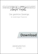 Tre Canzoni sacre per coro femminile a quattro voci Download
