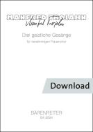 Tre Canzoni sacre per coro femminile a quattro voci Download