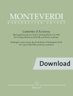Lamento d'Arianna per 5 voci (SSATB) e basso continuo Download