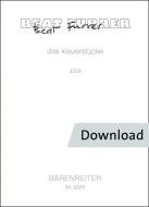 Tre brani per pianoforte Download
