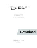 invocazione VI per soprano e flauto basso Download