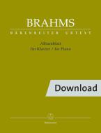 Foglio dell'album per pianoforte Download