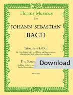 Sonata a Trio BWV 1038 Download