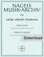 Trio dagli 'Essercizii Musici' TWV 43:F 3 Download